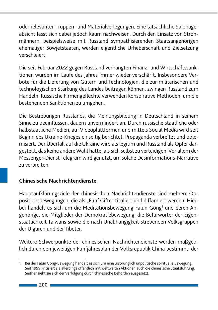Seite 202 des Verfassungsschutzbericht 2022 Rheinland-Pfalz