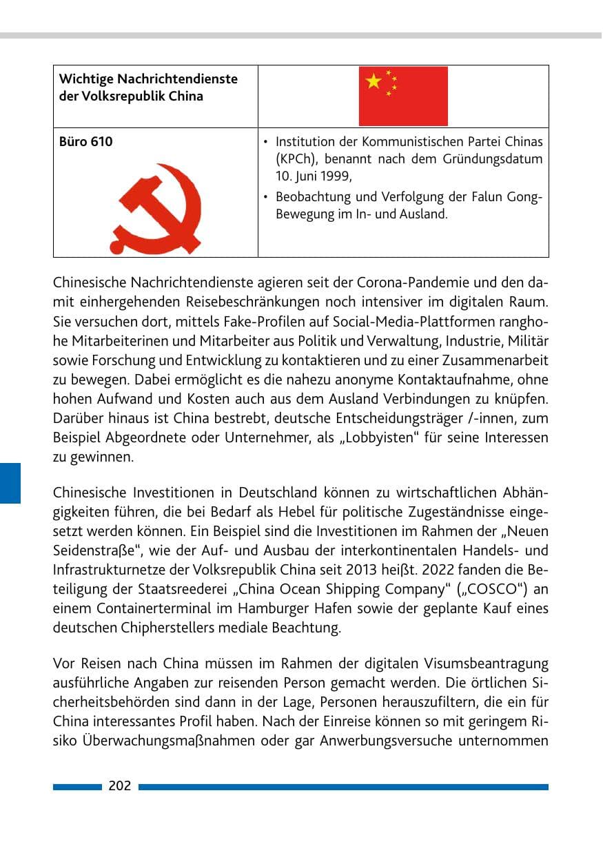 Seite 204 des Verfassungsschutzbericht 2022 Rheinland-Pfalz