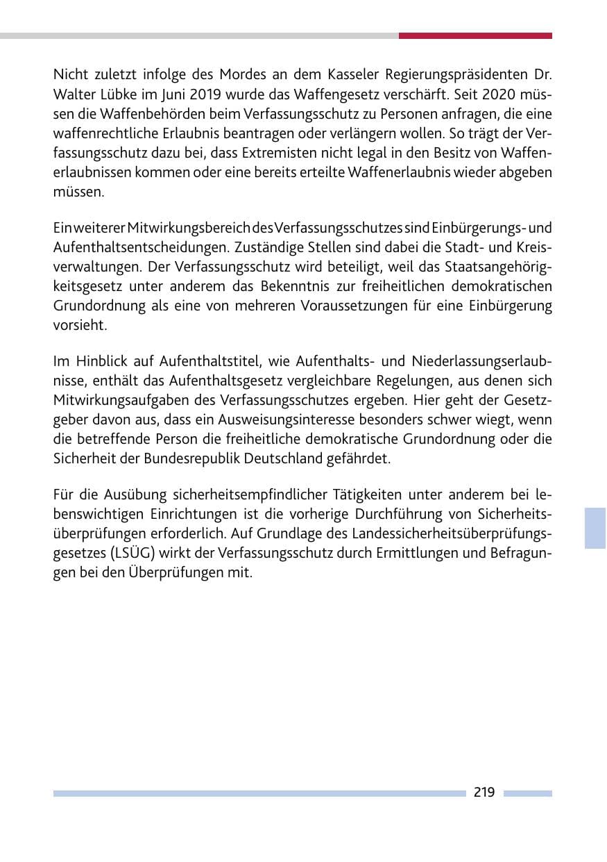 Seite 221 des Verfassungsschutzbericht 2022 Rheinland-Pfalz