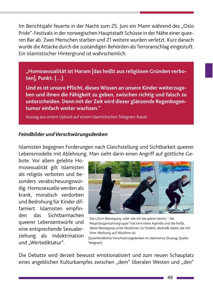 Seite 51 des Verfassungsschutzbericht 2022 Rheinland-Pfalz