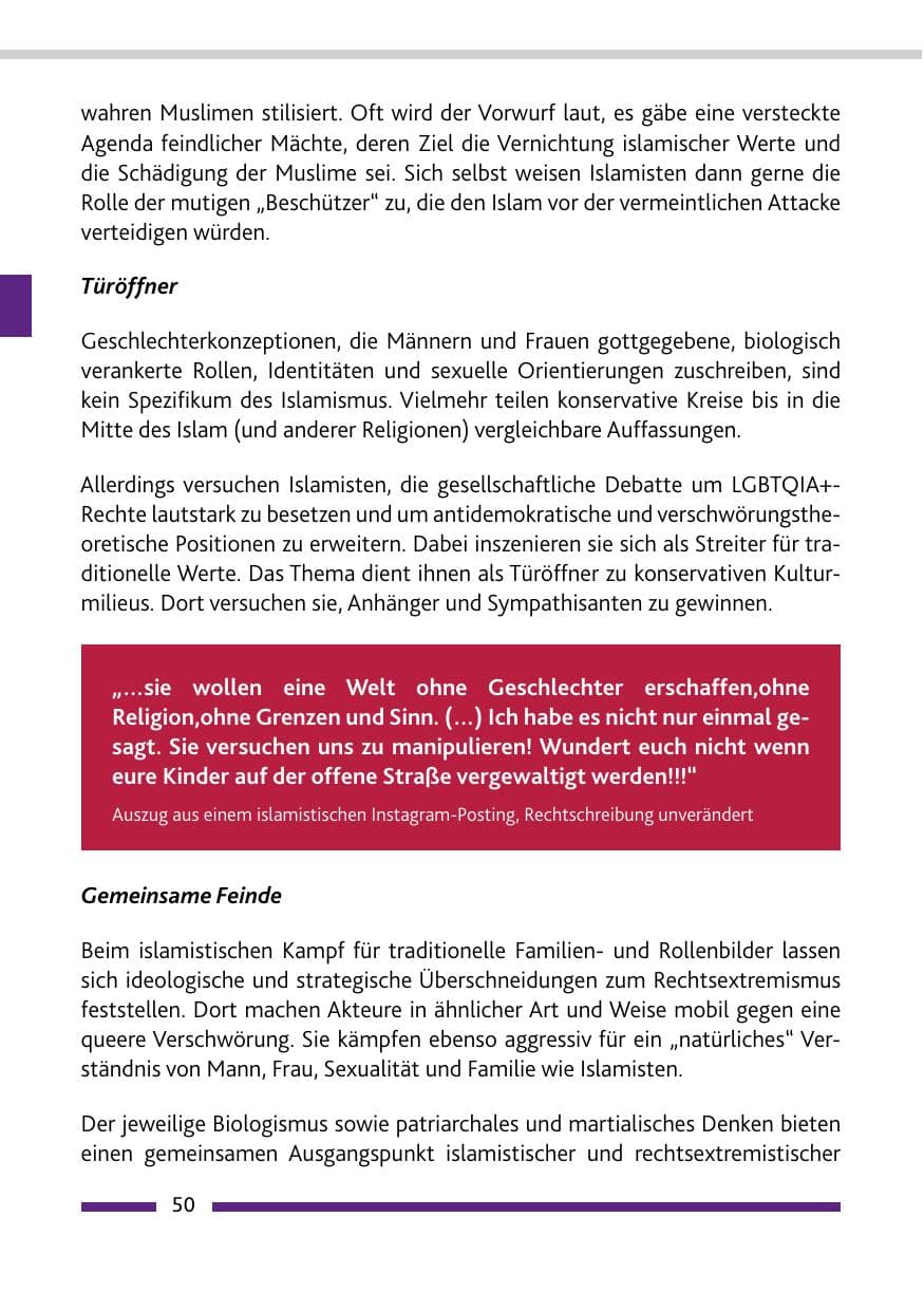 Seite 52 des Verfassungsschutzbericht 2022 Rheinland-Pfalz