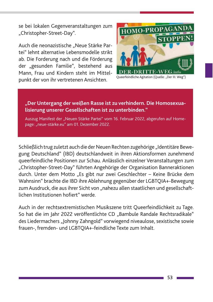 Seite 55 des Verfassungsschutzbericht 2022 Rheinland-Pfalz