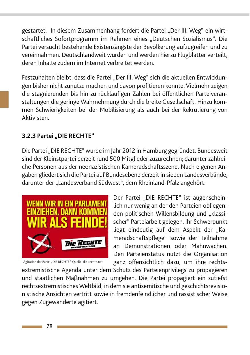 Seite 80 des Verfassungsschutzbericht 2022 Rheinland-Pfalz