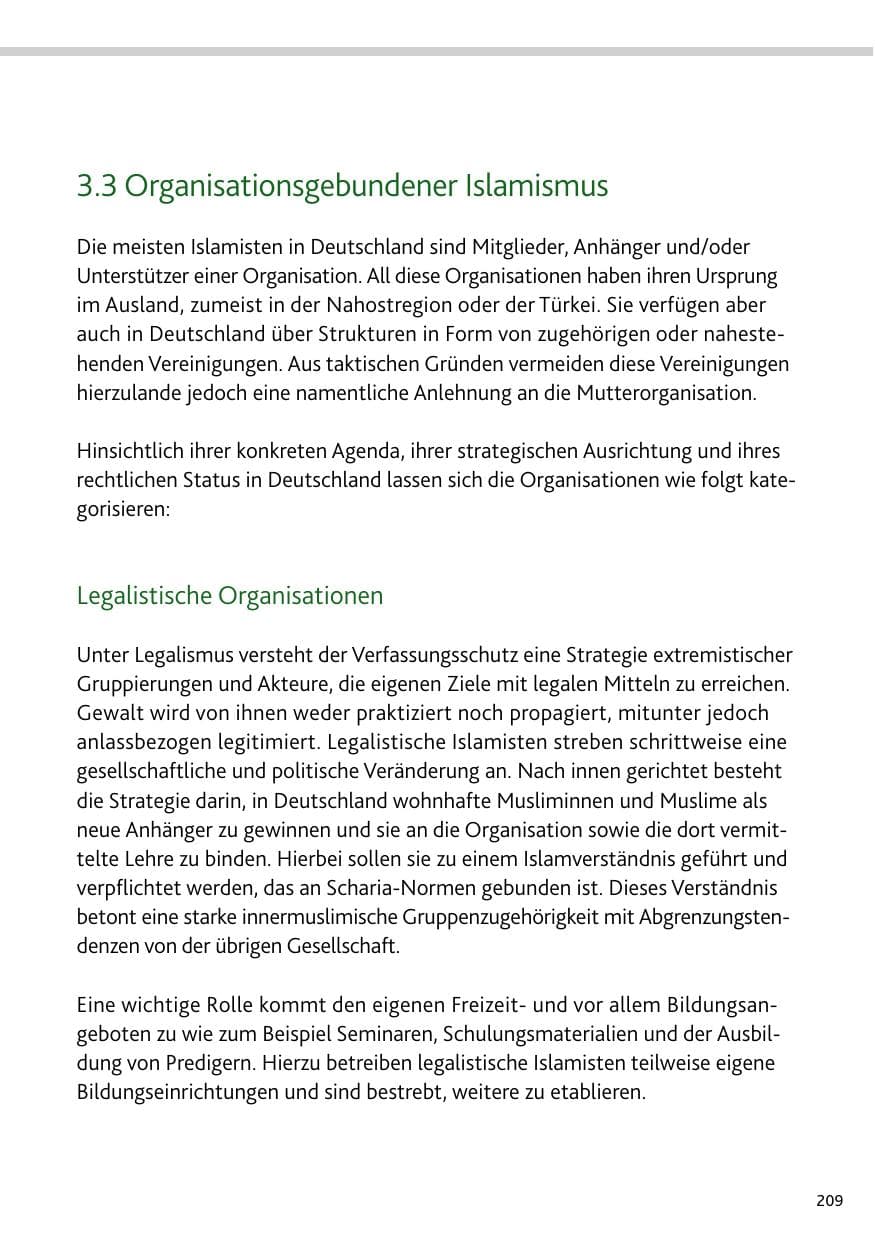 Seite 209 des Verfassungsschutzbericht 2023 Rheinland-Pfalz