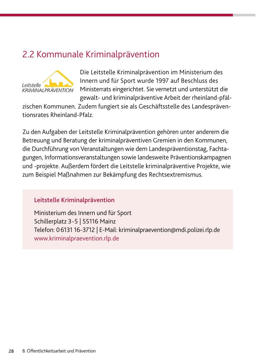 Seite 28 des Verfassungsschutzbericht 2023 Rheinland-Pfalz