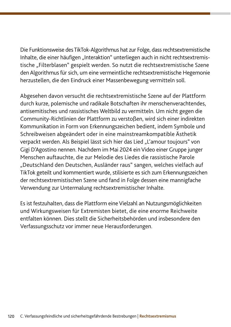 Seite 120 des Verfassungsschutzbericht 2024 Rheinland-Pfalz