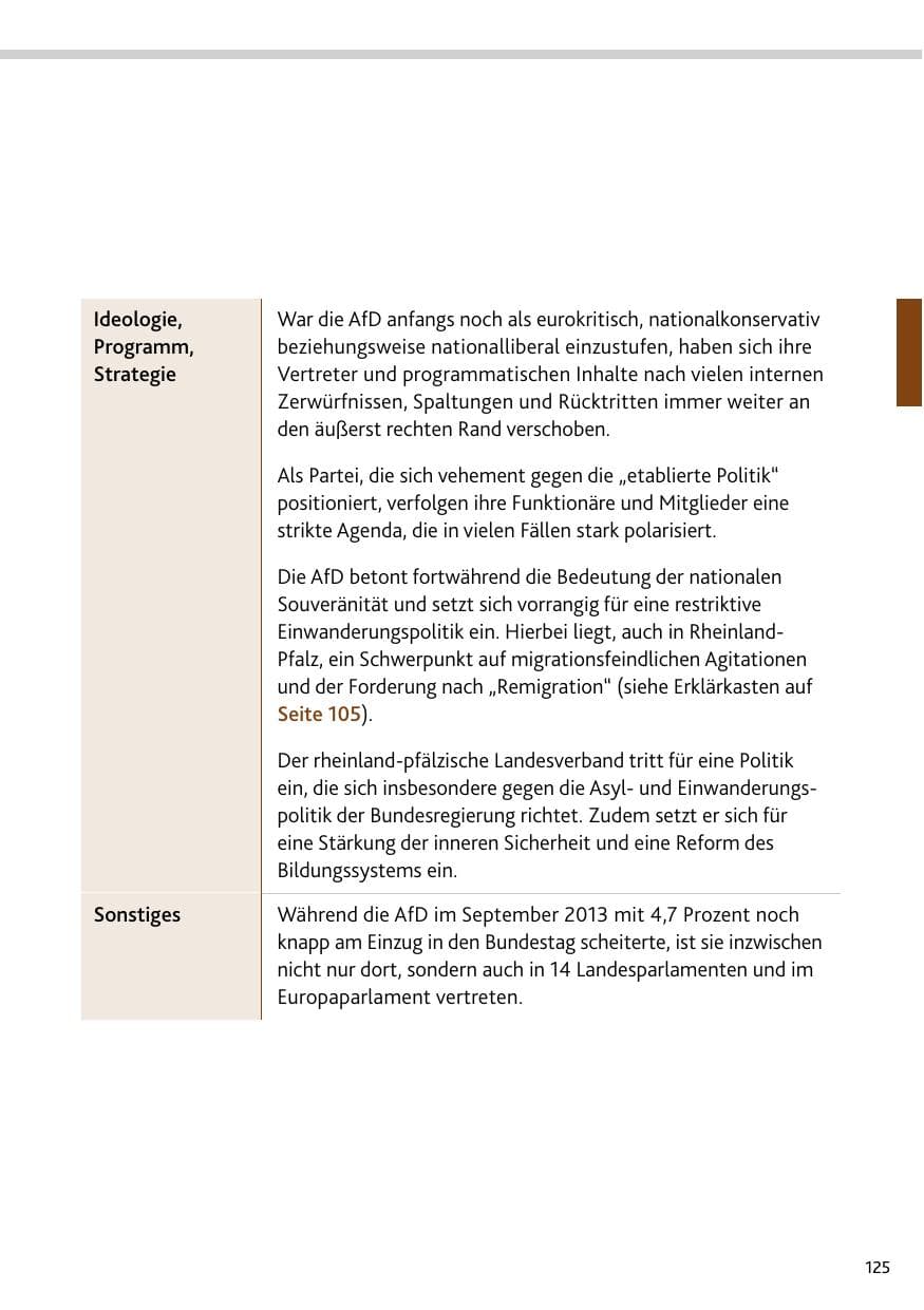 Seite 125 des Verfassungsschutzbericht 2024 Rheinland-Pfalz