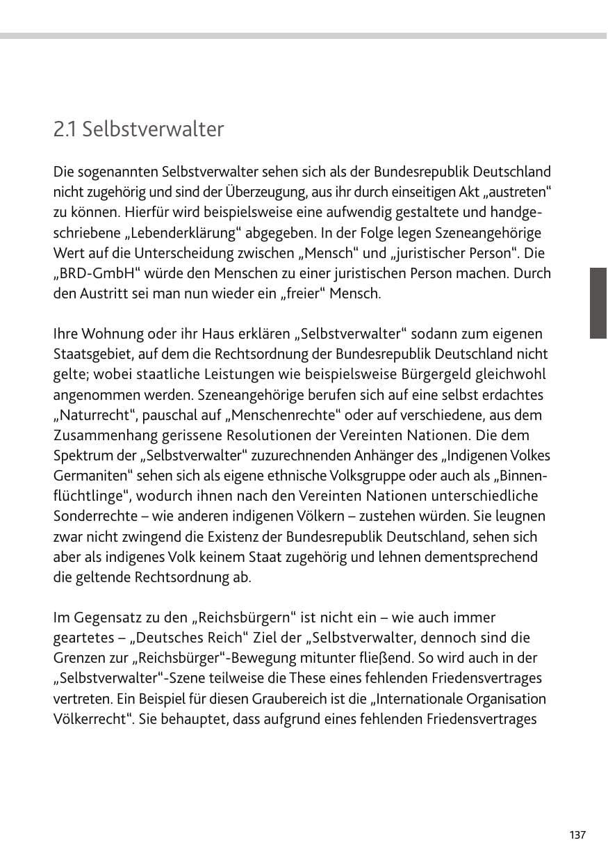 Seite 137 des Verfassungsschutzbericht 2024 Rheinland-Pfalz