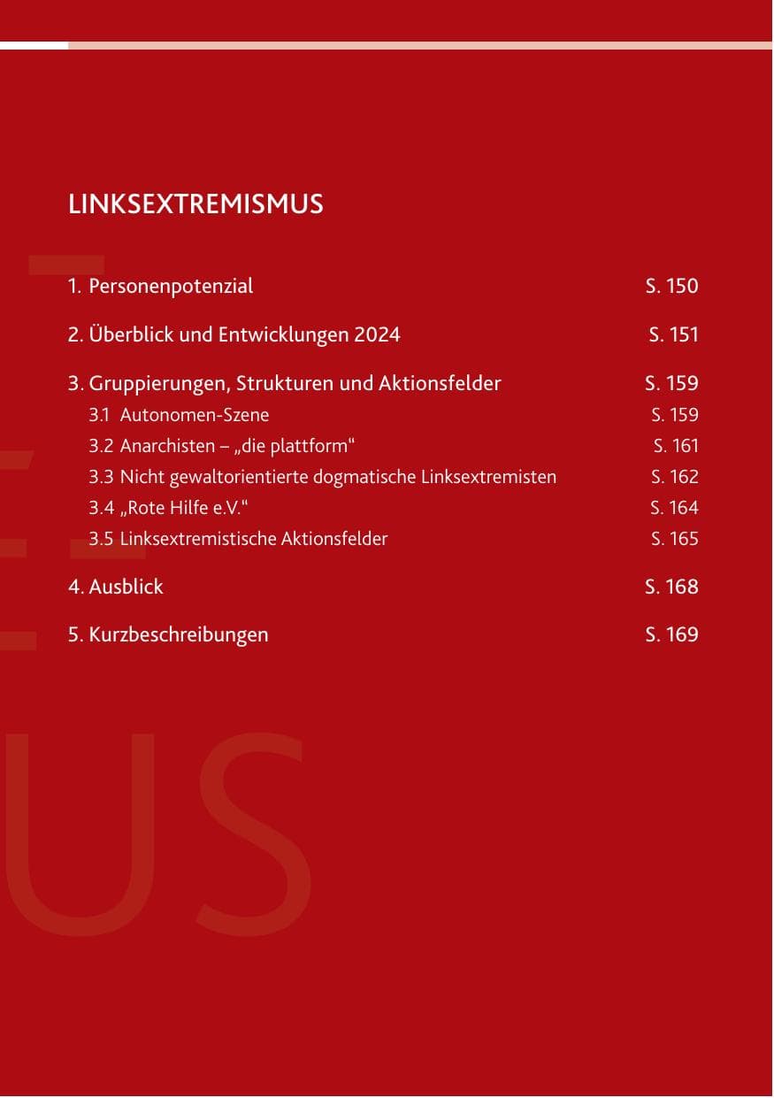 Seite 149 des Verfassungsschutzbericht 2024 Rheinland-Pfalz