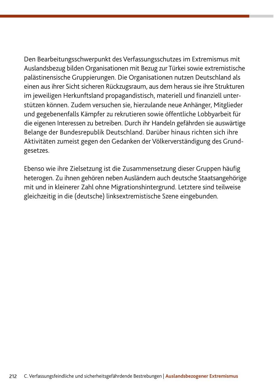 Seite 212 des Verfassungsschutzbericht 2024 Rheinland-Pfalz