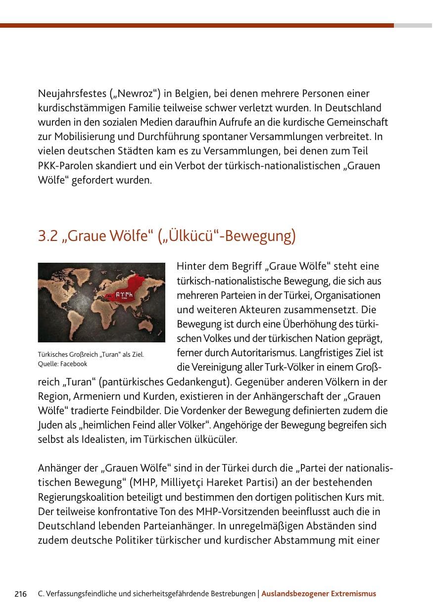 Seite 216 des Verfassungsschutzbericht 2024 Rheinland-Pfalz