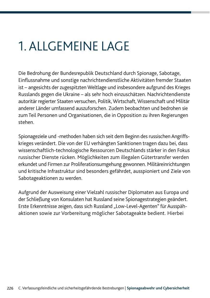 Seite 226 des Verfassungsschutzbericht 2024 Rheinland-Pfalz
