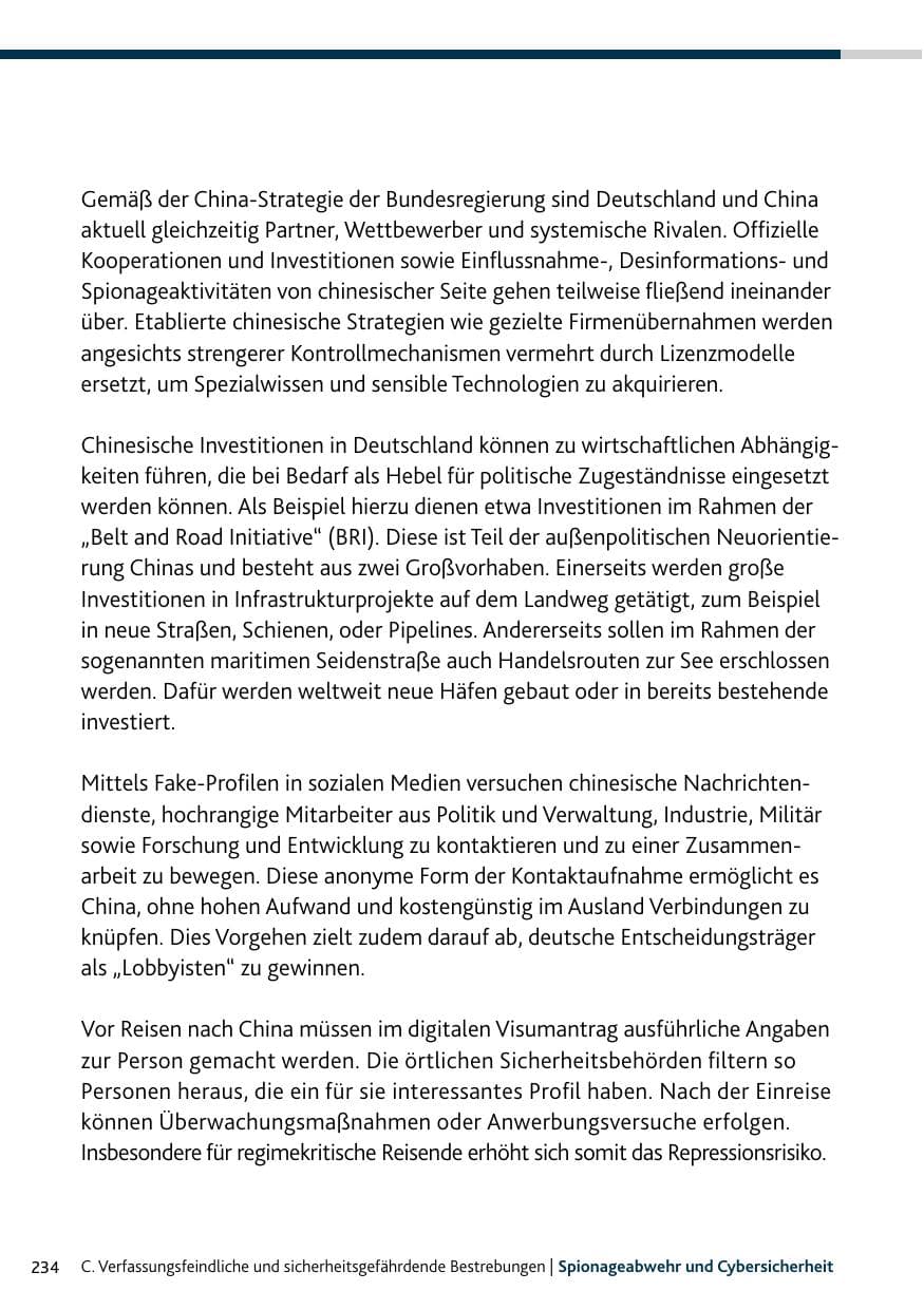 Seite 234 des Verfassungsschutzbericht 2024 Rheinland-Pfalz