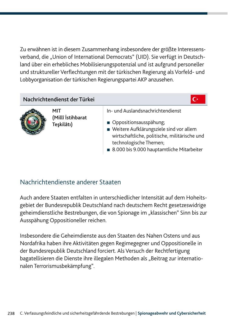Seite 238 des Verfassungsschutzbericht 2024 Rheinland-Pfalz