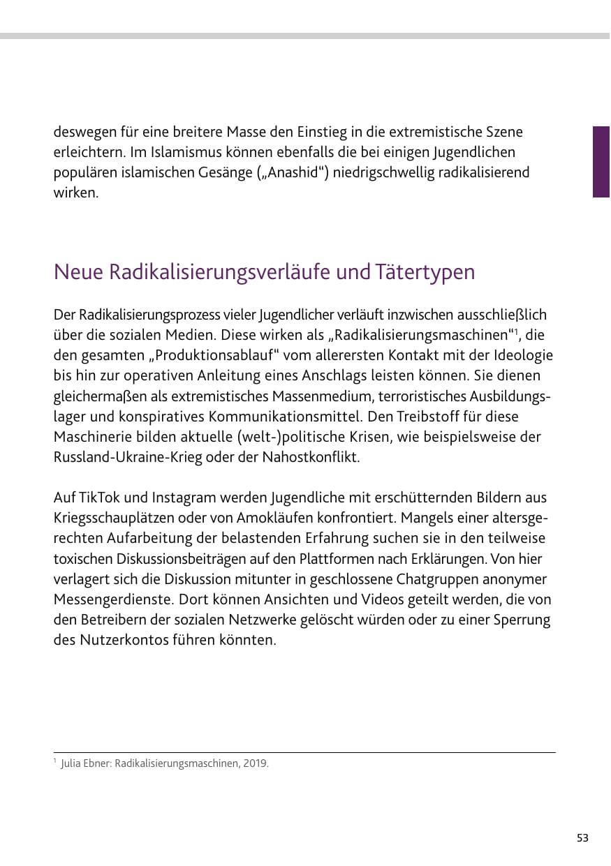 Seite 53 des Verfassungsschutzbericht 2024 Rheinland-Pfalz