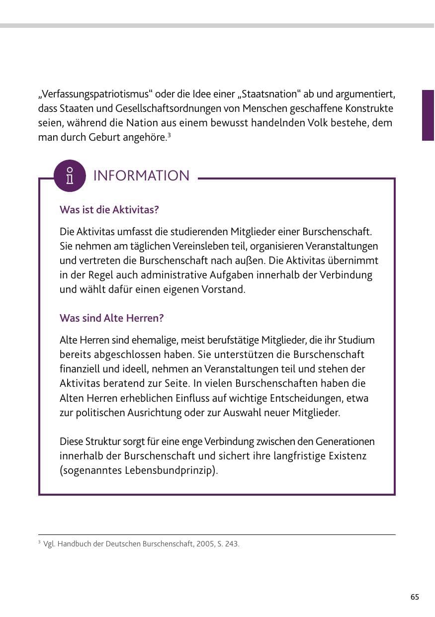 Seite 65 des Verfassungsschutzbericht 2024 Rheinland-Pfalz