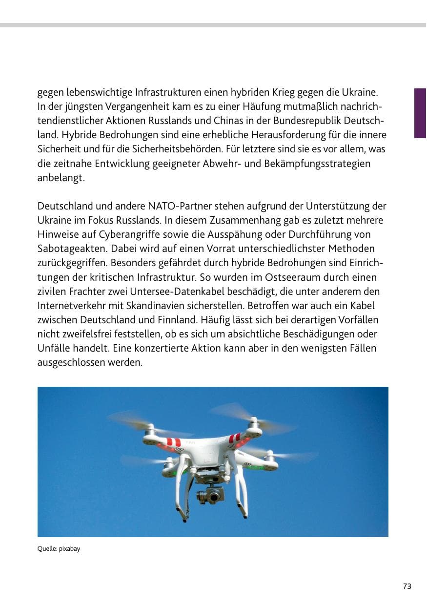 Seite 73 des Verfassungsschutzbericht 2024 Rheinland-Pfalz