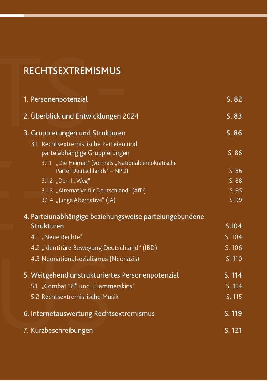 Seite 81 des Verfassungsschutzbericht 2024 Rheinland-Pfalz