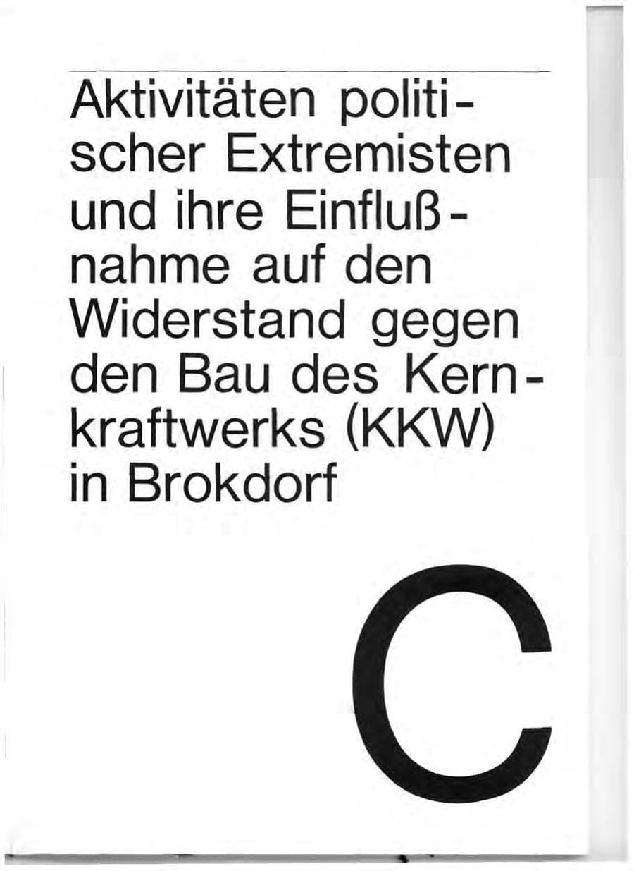 Seite 37 des Verfassungsschutzbericht 1976 Schleswig-Holstein