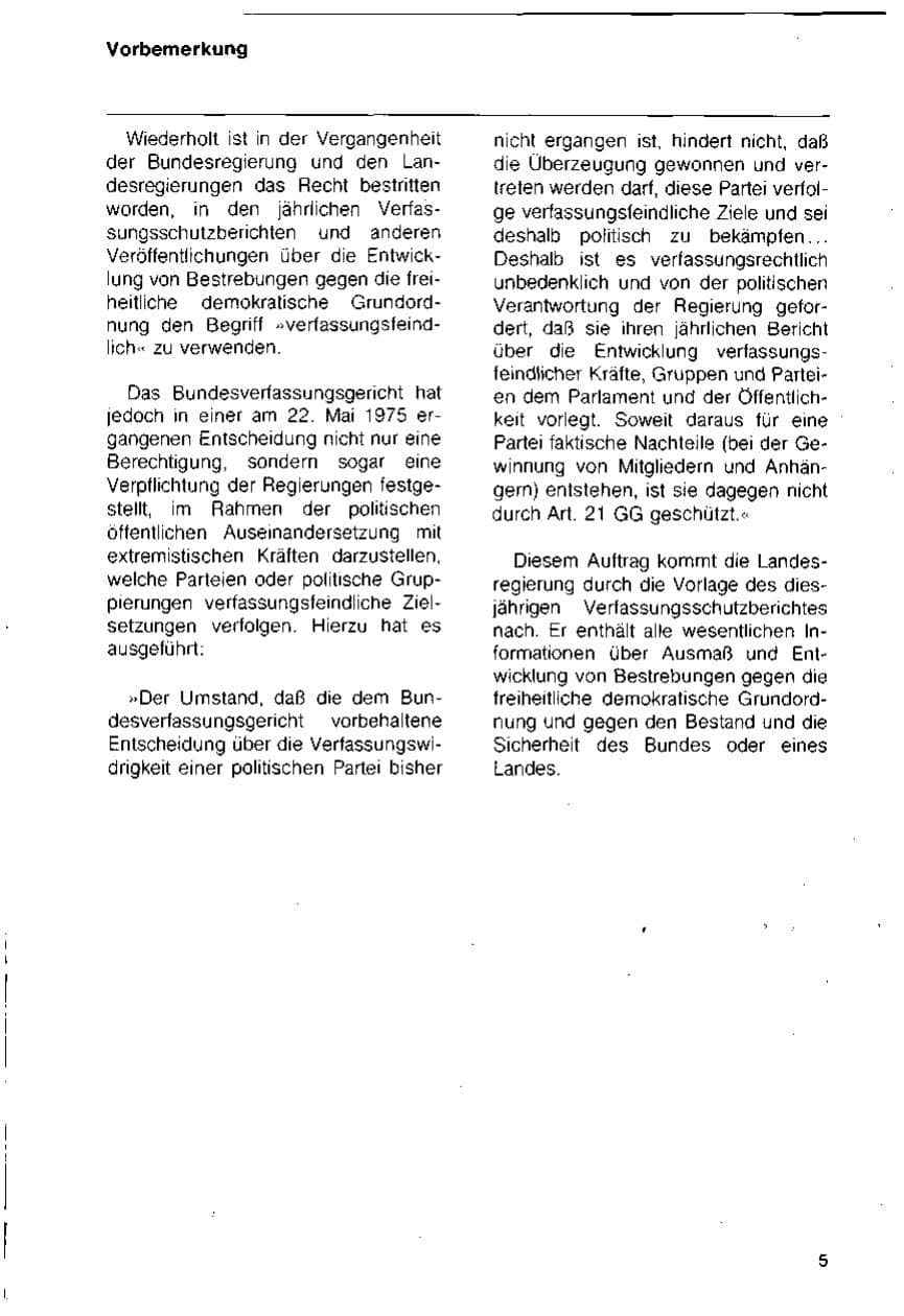 Seite 7 des Verfassungsschutzbericht 1978 Schleswig-Holstein