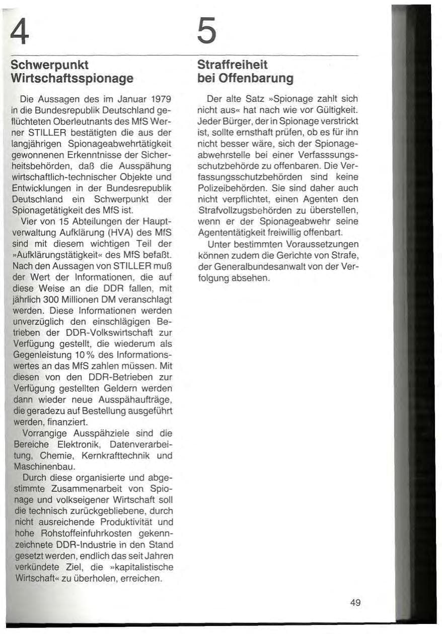 Seite 51 des Verfassungsschutzbericht 1979 Schleswig-Holstein