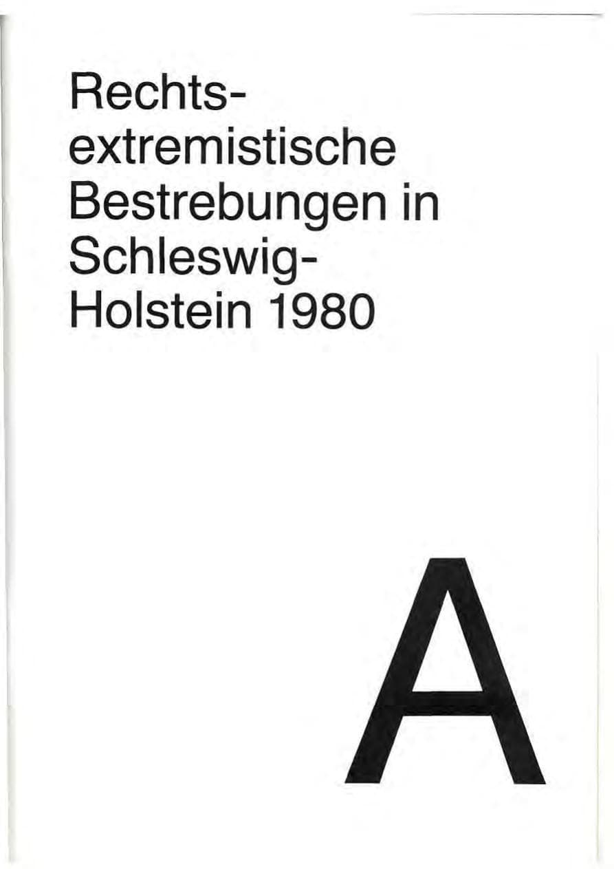 Seite 11 des Verfassungsschutzbericht 1980 Schleswig-Holstein