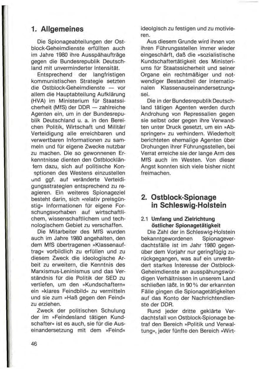Seite 48 des Verfassungsschutzbericht 1980 Schleswig-Holstein