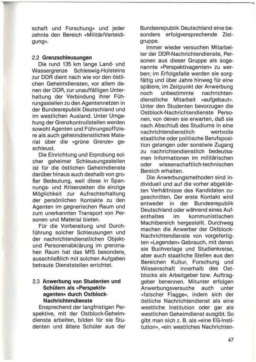 Seite 49 des Verfassungsschutzbericht 1980 Schleswig-Holstein