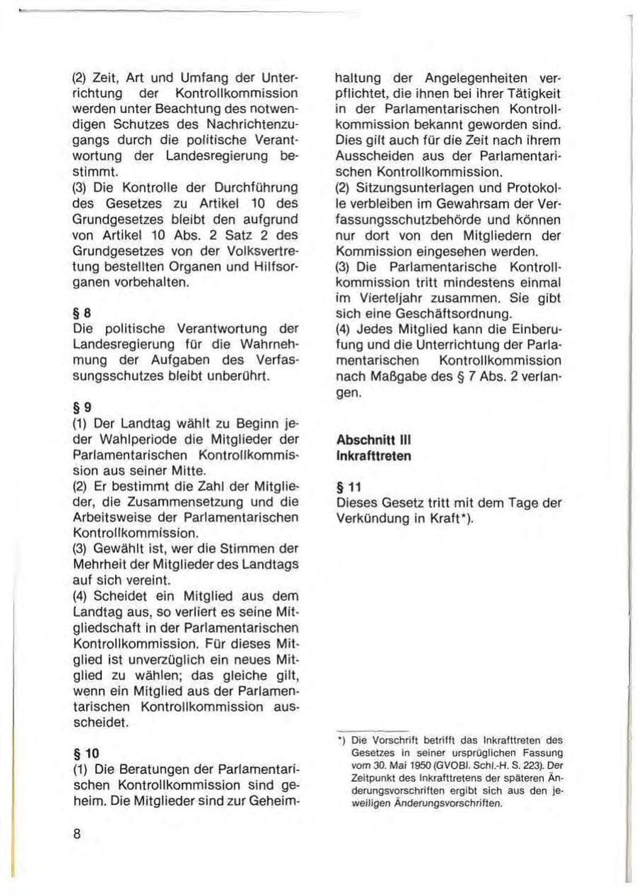 Seite 10 des Verfassungsschutzbericht 1980 Schleswig-Holstein