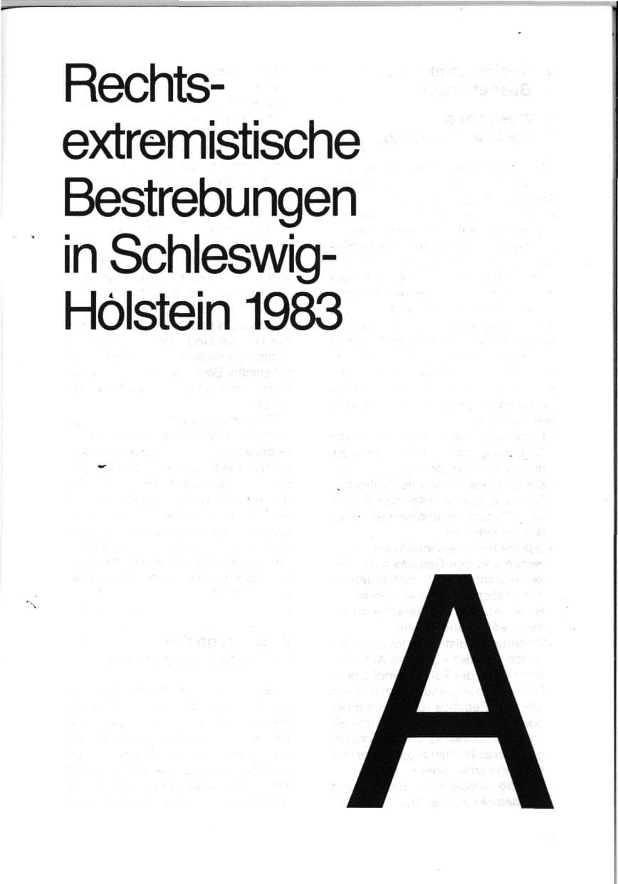 Seite 11 des Verfassungsschutzbericht 1983 Schleswig-Holstein