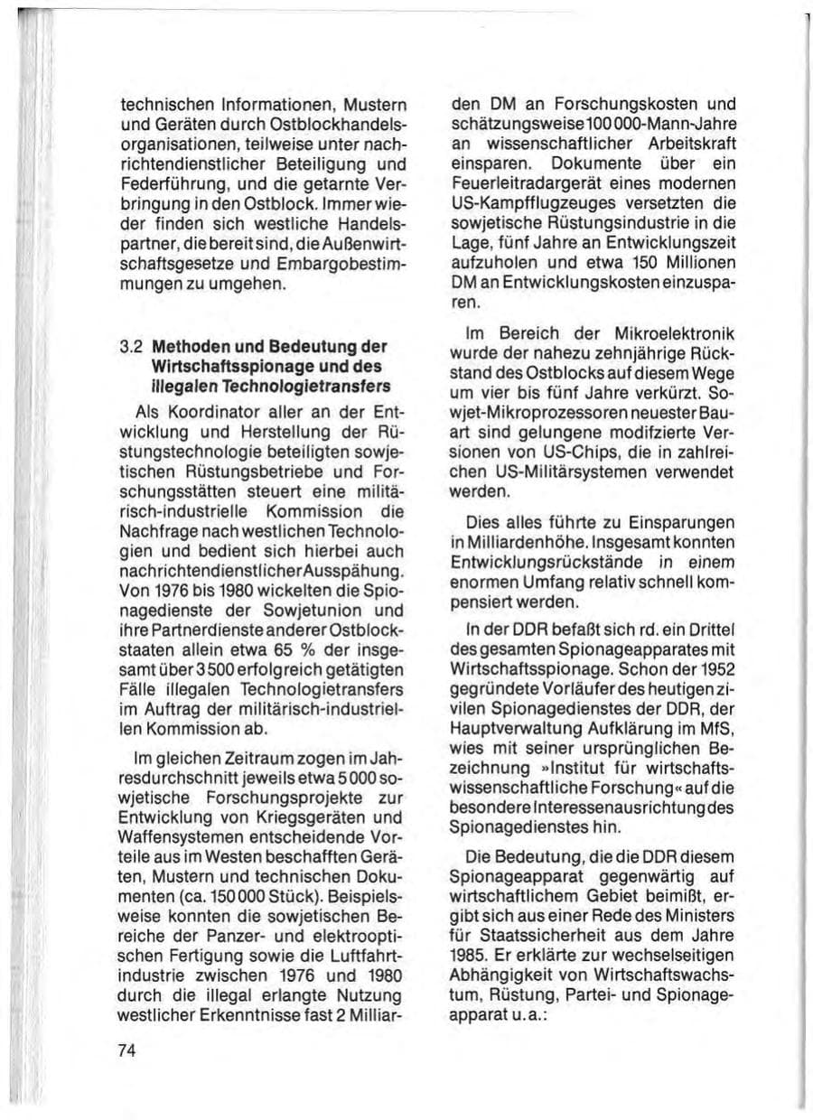 Seite 76 des Verfassungsschutzbericht 1985 Schleswig-Holstein