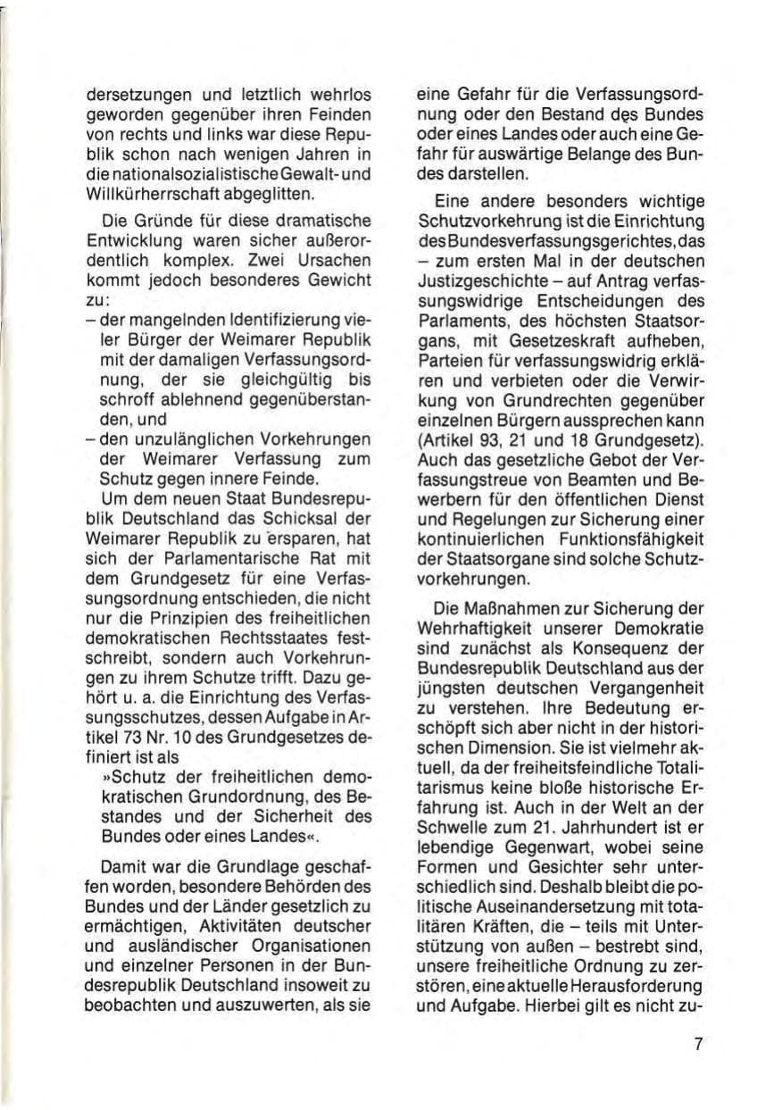 Seite 9 des Verfassungsschutzbericht 1985 Schleswig-Holstein
