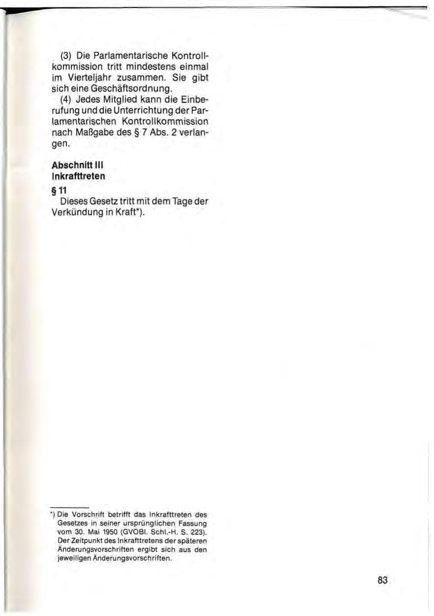 Seite 85 des Verfassungsschutzbericht 1985 Schleswig-Holstein