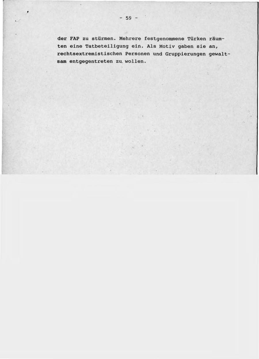 Seite 63 des Verfassungsschutzbericht 1992 Schleswig-Holstein