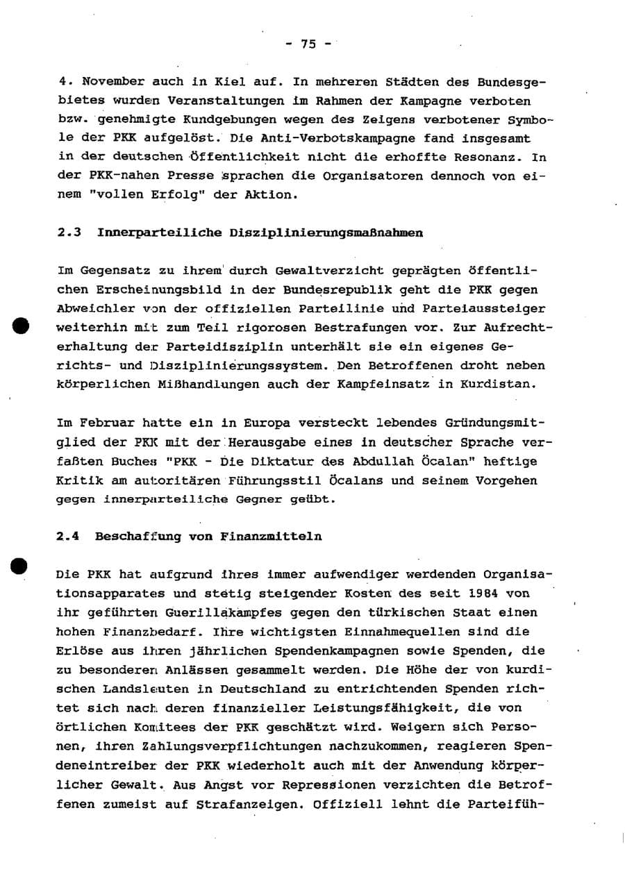 Seite 81 des Verfassungsschutzbericht 1997 Schleswig-Holstein