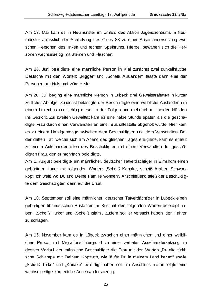 Seite 25 des Verfassungsschutzbericht 2014 Schleswig-Holstein