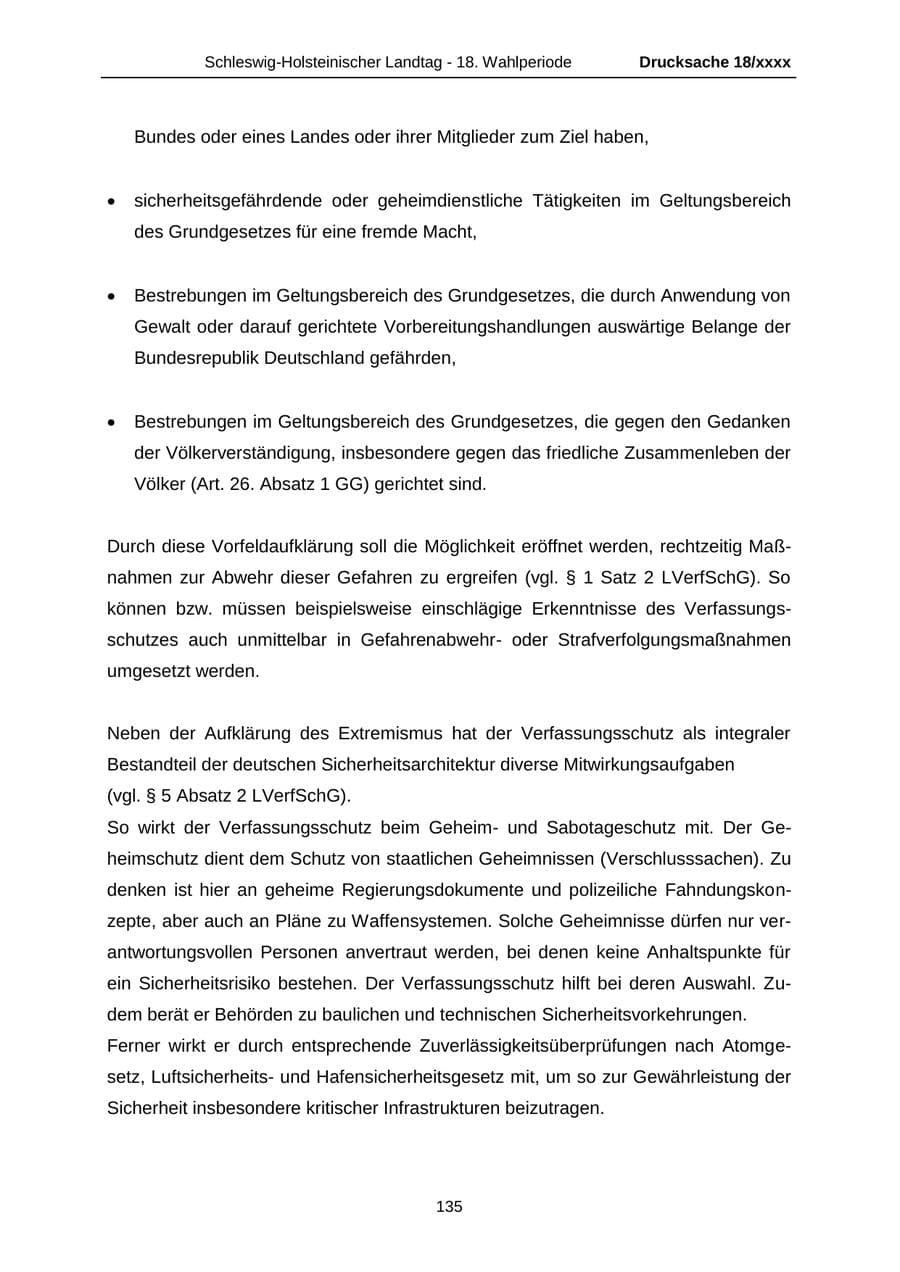 Seite 135 des Verfassungsschutzbericht 2015 Schleswig-Holstein