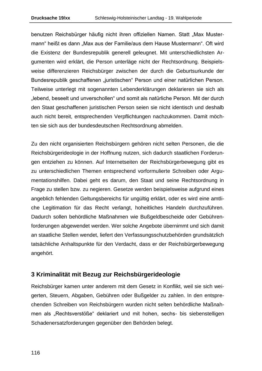 Seite 128 des Verfassungsschutzbericht 2018 Schleswig-Holstein