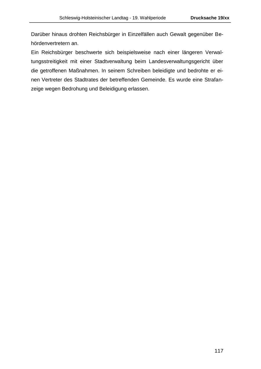 Seite 129 des Verfassungsschutzbericht 2018 Schleswig-Holstein