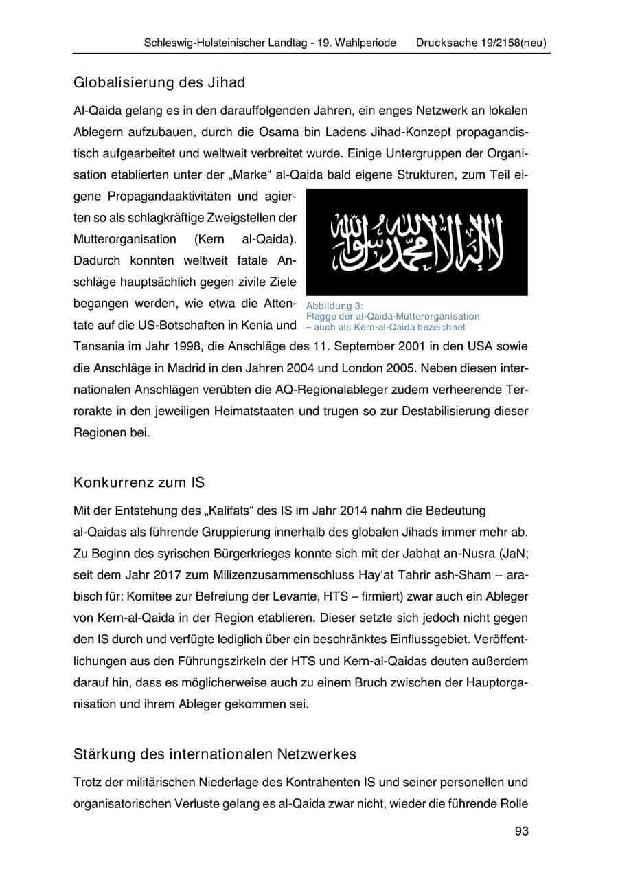 Seite 107 des Verfassungsschutzbericht 2019 Schleswig-Holstein