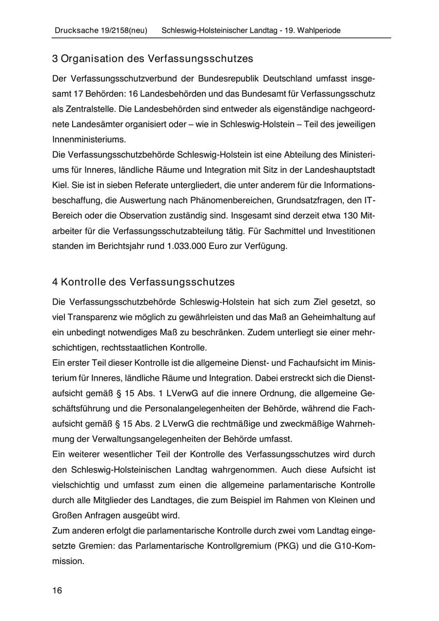 Seite 30 des Verfassungsschutzbericht 2019 Schleswig-Holstein