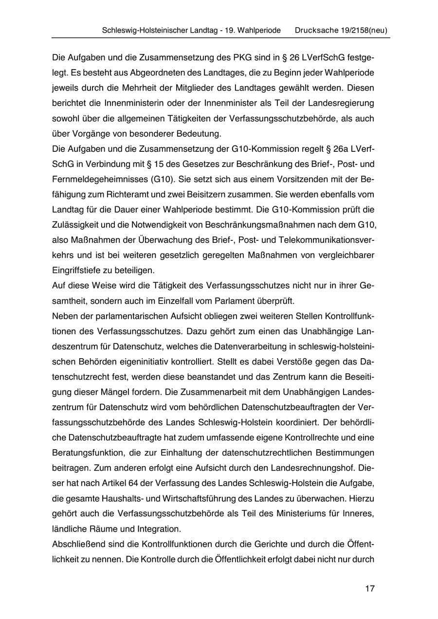 Seite 31 des Verfassungsschutzbericht 2019 Schleswig-Holstein