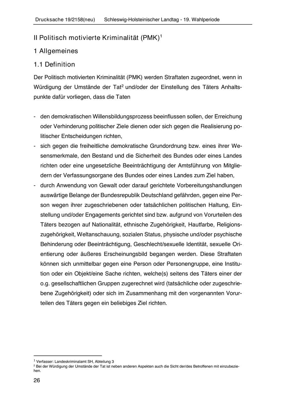 Seite 40 des Verfassungsschutzbericht 2019 Schleswig-Holstein
