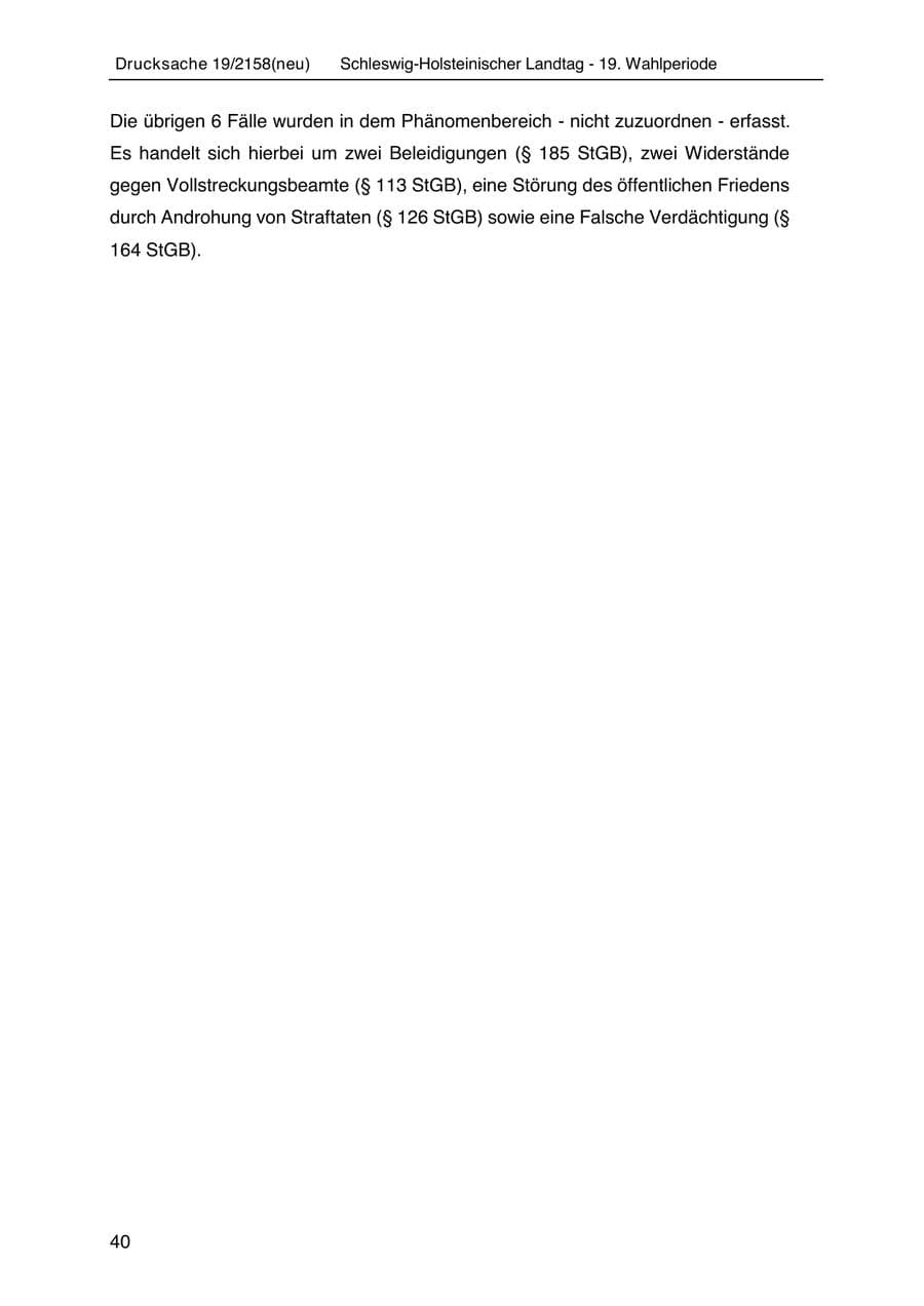 Seite 54 des Verfassungsschutzbericht 2019 Schleswig-Holstein