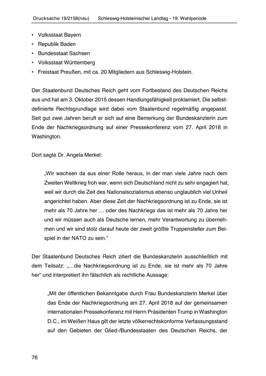 Seite 90 des Verfassungsschutzbericht 2019 Schleswig-Holstein