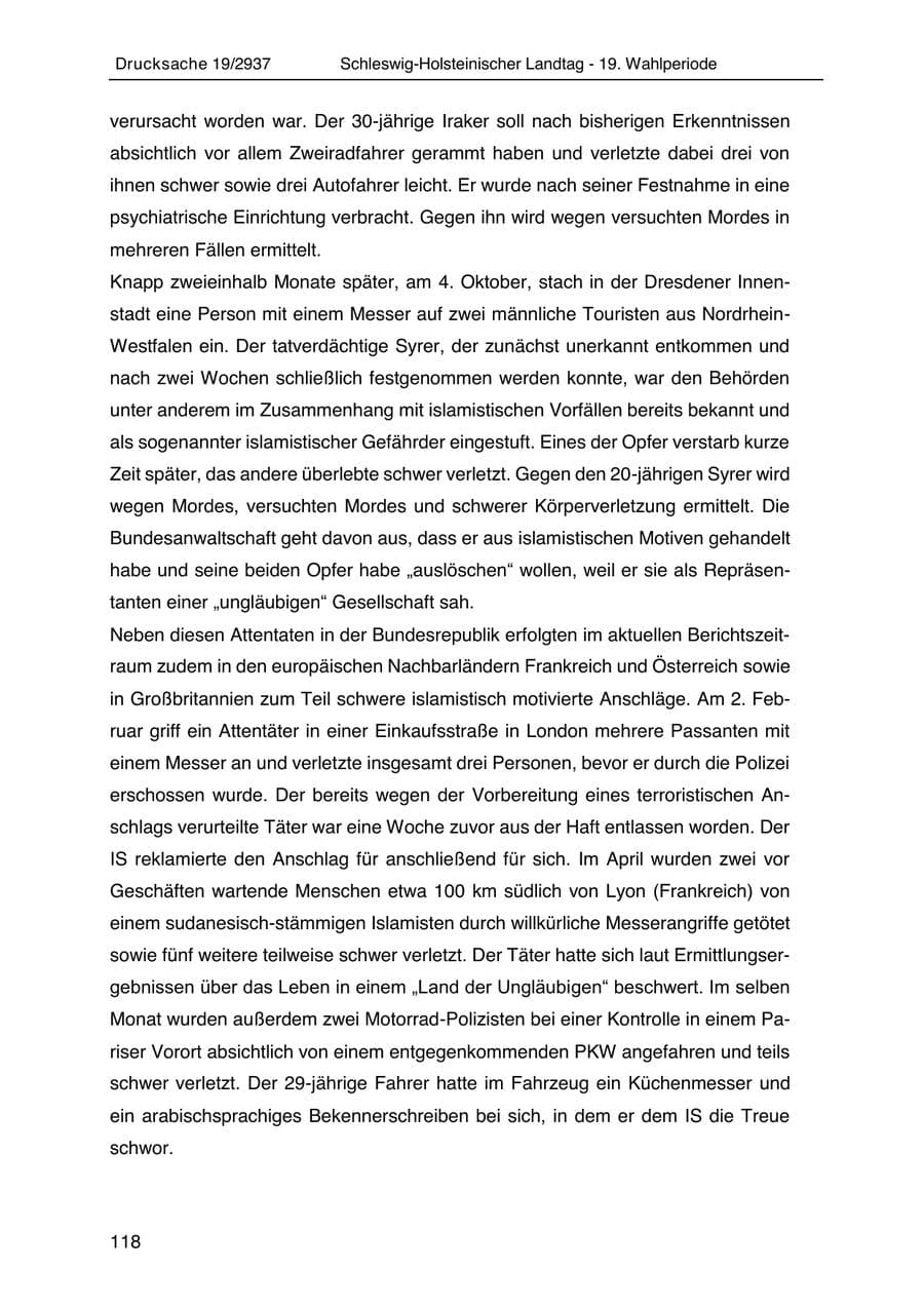 Seite 130 des Verfassungsschutzbericht 2020 Schleswig-Holstein