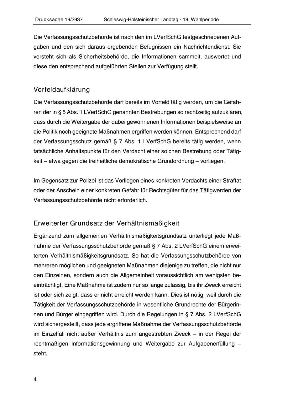 Seite 16 des Verfassungsschutzbericht 2020 Schleswig-Holstein