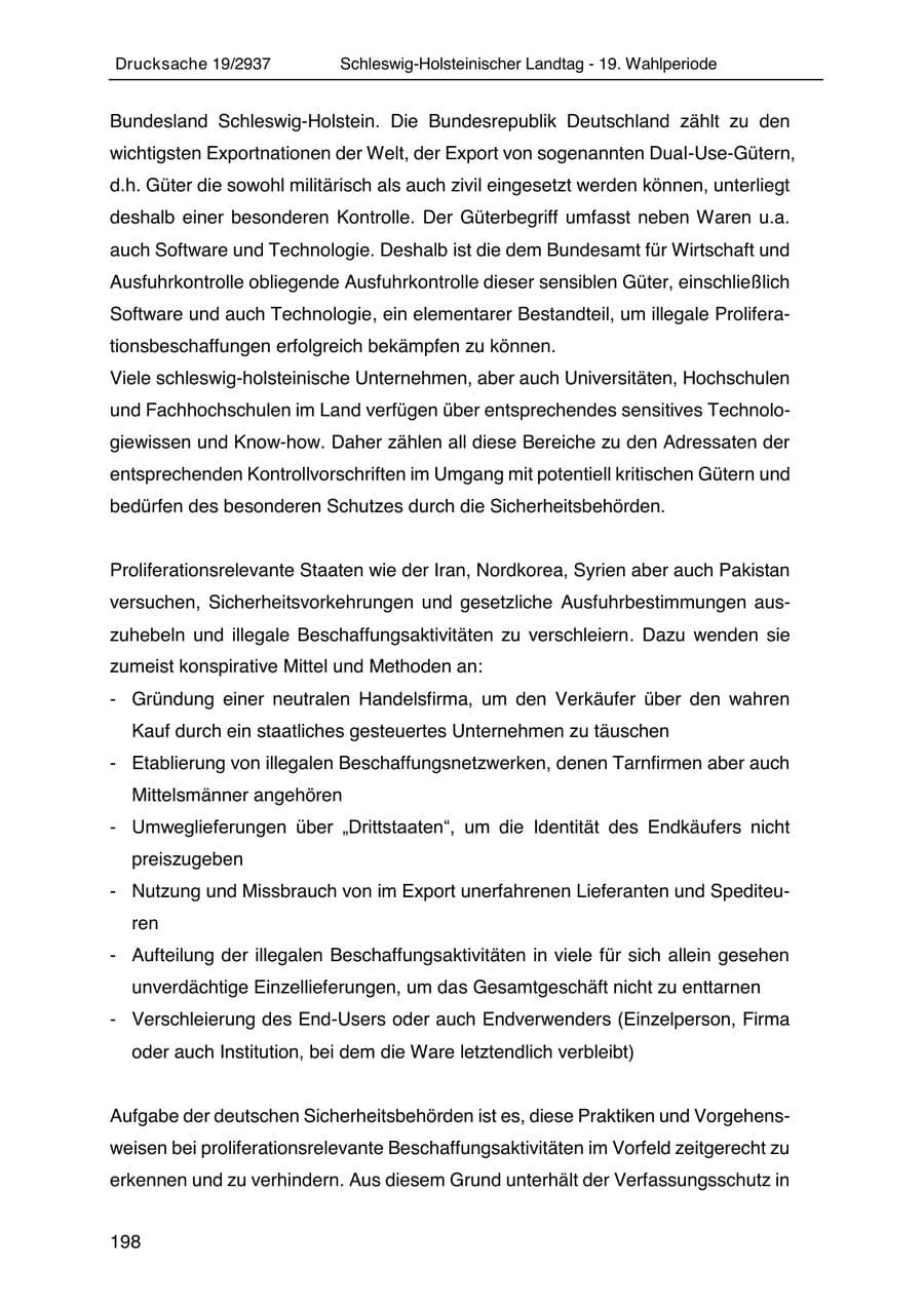 Seite 210 des Verfassungsschutzbericht 2020 Schleswig-Holstein