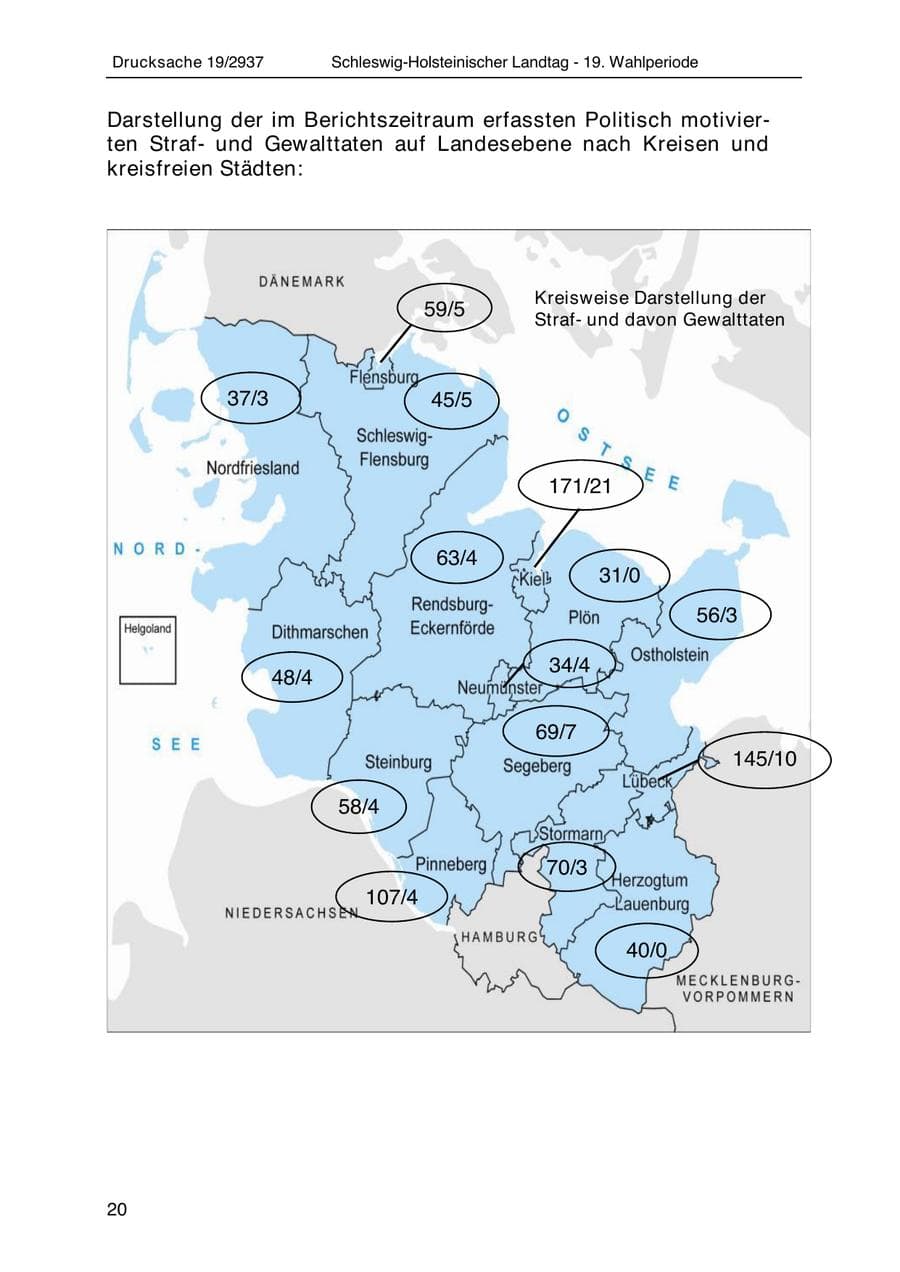 Seite 32 des Verfassungsschutzbericht 2020 Schleswig-Holstein