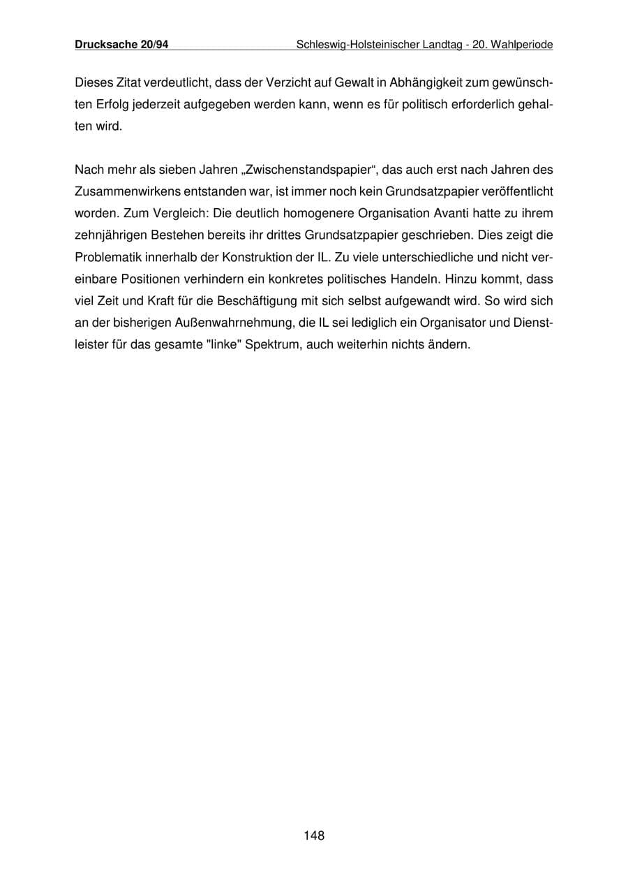 Seite 149 des Verfassungsschutzbericht 2021 Schleswig-Holstein